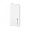 Power bank XLAYER 217286 — 20000 mAh LiPo, 2× USB-A, 1× USB-C, White
