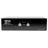 2-Port DisplayPort KVM Switch with Audio and USB 3.0 Hub EATON B004-DPUA2-K — DisplayPort, USB keyboard/mouse, 2560×1600, 1.2 m cables