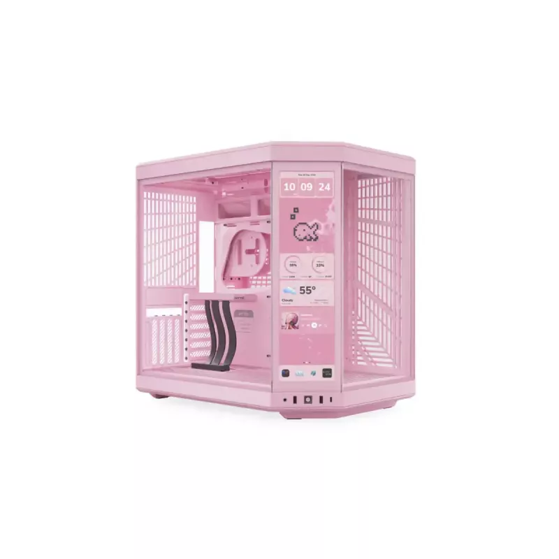 Touchscreen Monitor HYTE Y70 Touch Display Upgrade Strawberry Milk — 14.5-inch pink touchscreen