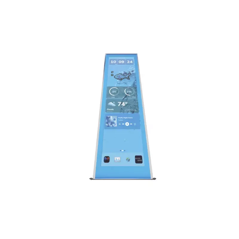 HYTE Y70 Touch Display Upgrade Blueberry Milk — 14.5-inch touchscreen, blue