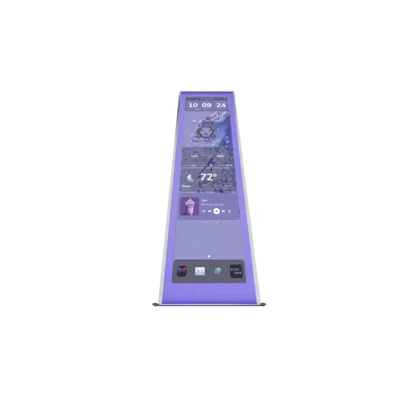 HYTE Y70 Touch Display Upgrade Taro Milk 14.9-inch touchscreen — purple