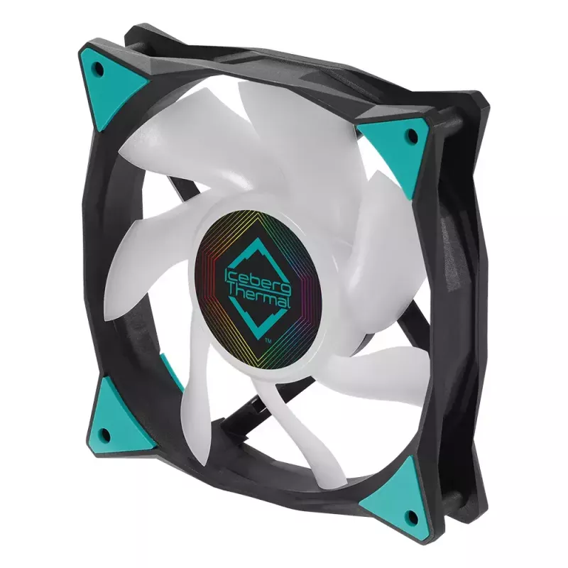 Fan Iceberg Thermal IceGALE ARGB 12 cm Black