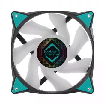 Fan Iceberg Thermal IceGALE ARGB 12 cm Black