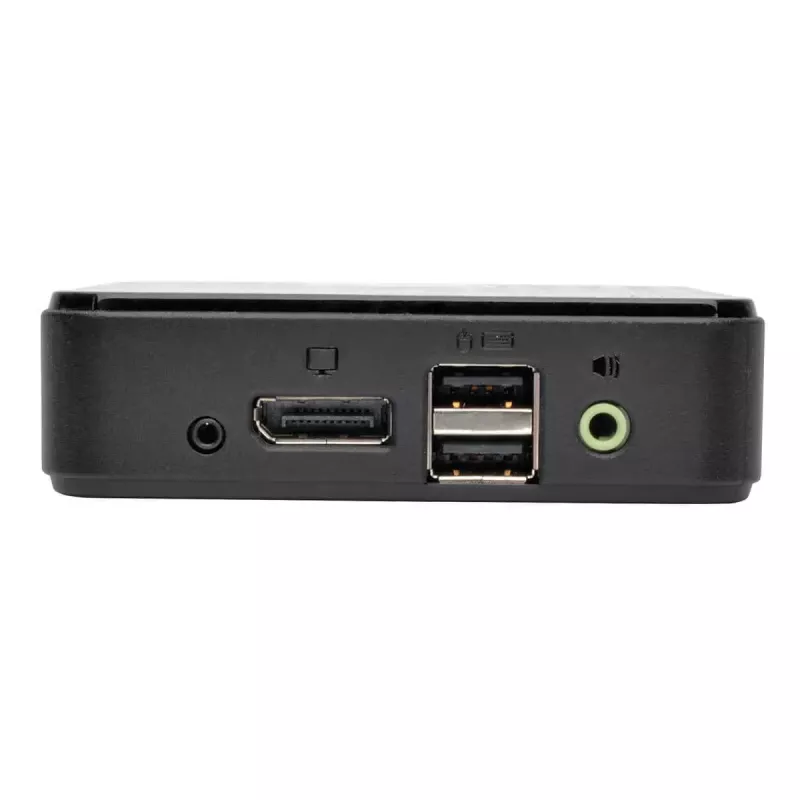 KVM switch 2-port DisplayPort Tripp Lite B004-DP2UA2-K, 4K@60Hz, USB keyboard/mouse, audio, cables