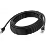 Vision TC 3MCAT6A/BL networking cable Black 3 m Cat6a U/UTP