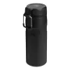 Thermal bottle STANLEY The IceFlow Bottle Twist Flip 0.47 L — insulated drinking bottle, black