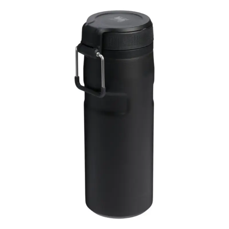 Thermal bottle STANLEY The IceFlow Bottle Twist Flip 0.47 L — insulated drinking bottle, black