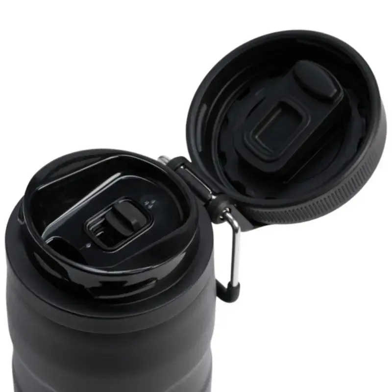 Thermal bottle STANLEY The IceFlow Bottle Twist Flip 0.47 L — insulated drinking bottle, black