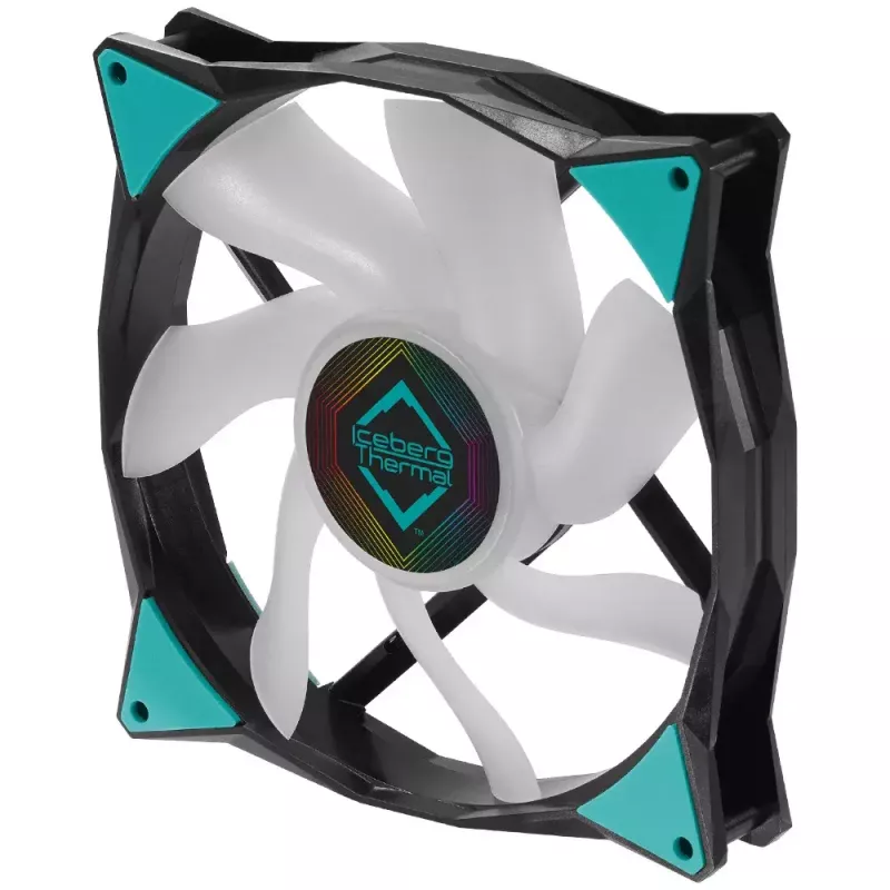 Fan Iceberg Thermal IceGALE ARGB 14 cm Black