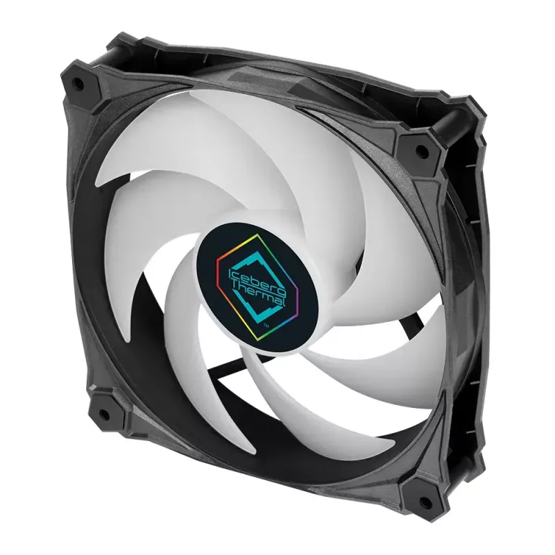 Fan Iceberg Thermal IceGALE Lightning ARGB 12 cm Black 3 pc(s)