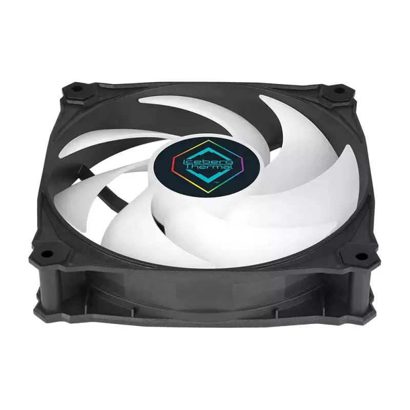Fan Iceberg Thermal IceGALE Lightning ARGB 12 cm Black 3 pc(s)
