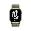 Band for Apple Smartwatch MPHX3ZM/A — Nylon, White and Green, Wrist 130–190 mm