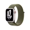 Band for Apple Smartwatch MPHX3ZM/A — Nylon, White and Green, Wrist 130–190 mm