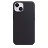 Cover Apple iPhone 14 Leather Case with MagSafe Midnight Black