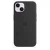 Silicone Case with MagSafe for iPhone 14 by Apple — Microfibre/Silicone, 6.1 inch (Midnight)