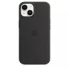 Silicone Case with MagSafe for iPhone 14 by Apple — Microfibre/Silicone, 6.1 inch (Midnight)