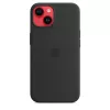 Silicone Case with MagSafe for iPhone 14 by Apple — Microfibre/Silicone, 6.1 inch (Midnight)