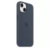 Silicone Case Cover Apple iPhone 14 MagSafe Storm Blue