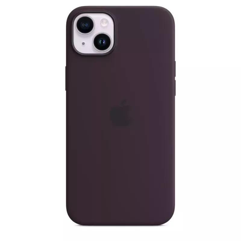 Silicone Case Apple iPhone 14 Plus Burgundy MagSafe Cover