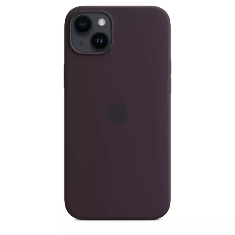 Silicone Case Apple iPhone 14 Plus Burgundy MagSafe Cover