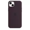 Silicone Case Apple iPhone 14 Plus Burgundy MagSafe Cover