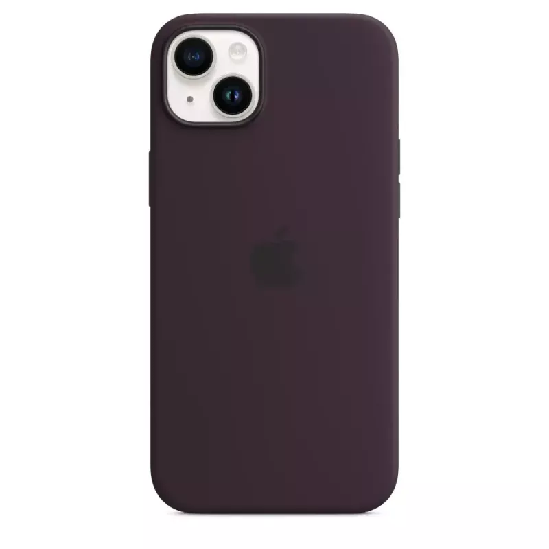 Silicone Case Apple iPhone 14 Plus Burgundy MagSafe Cover