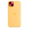 Silicone Case Apple iPhone 14 Plus MagSafe Sunglow Yellow