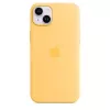 Silicone Case Apple iPhone 14 Plus MagSafe Sunglow Yellow