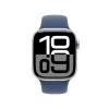 Smartwatch Apple Watch Series 10 GPS 42mm Silver Aluminium Case Denim Sport Band Blue M/L