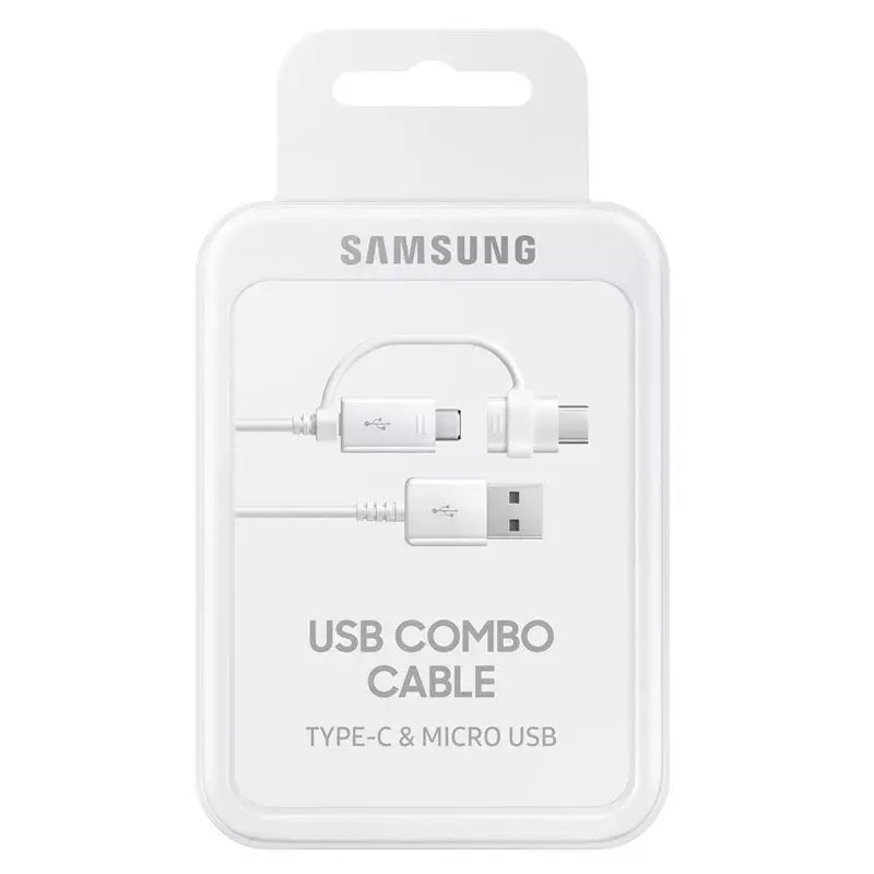 USB Cable Samsung EP-DG930 1.5m USB A USB C/Micro-USB B White