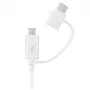 USB Cable Samsung EP-DG930 1.5m USB A USB C/Micro-USB B White