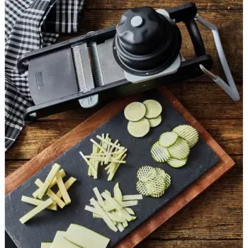 Manual Slicer de Buyer 2015.03 Black Stainless Steel 1 cm