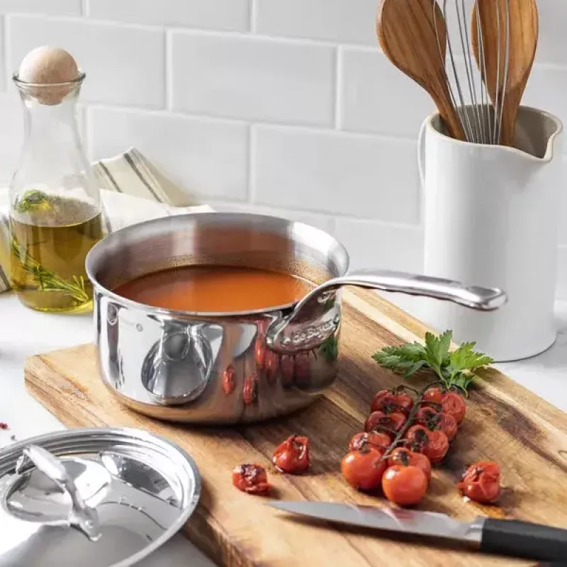 Round Stainless Steel Pot de Buyer Affinity 3.4 L