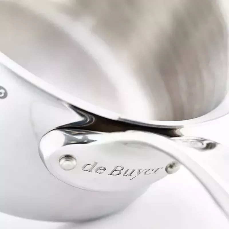 Round Stainless Steel Pot de Buyer Affinity 3.4 L