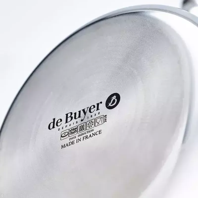 Round Stainless Steel Pot de Buyer Affinity 3.4 L