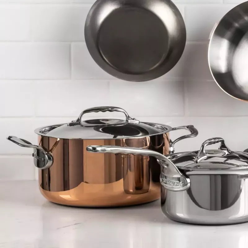 de Buyer Prima Matera Copper Pot 8 L Stainless Steel 27.9 cm