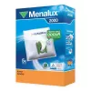 Dust bag for cylinder vacuum Menalux 2000, disposable white fabric, compatible with cylinder vacuums