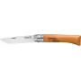 Pocket knife Opinel No. 10 carbon steel blade, wooden handle