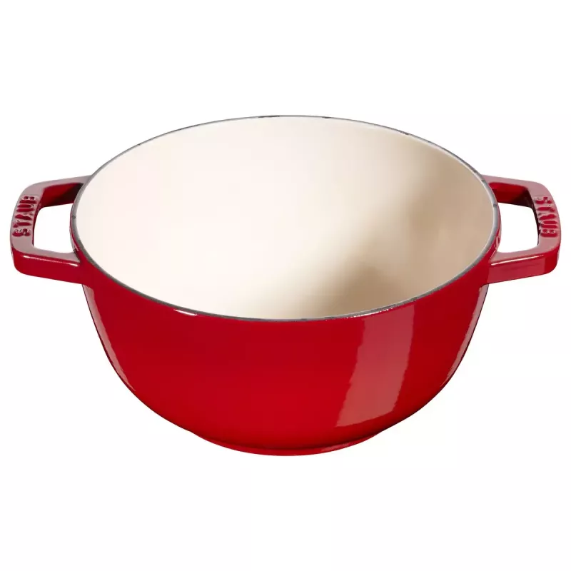 Fondue set Staub 18 cm Cherry, round 0.25 L, 187×100 mm, 4.6 kg