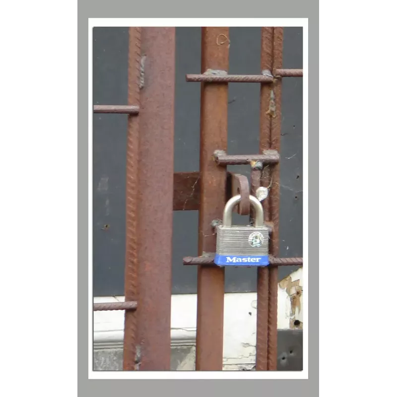 Padlock MASTERLOCK 51 mm laminated steel body with pin tumbler mechanism