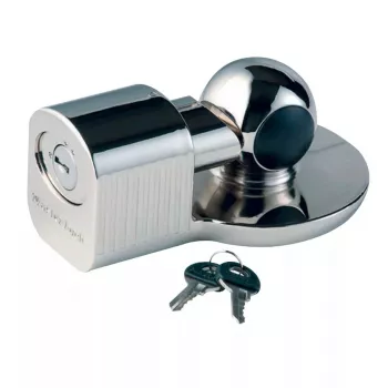 Coupler lock MASTER LOCK Universal trailer coupler lock Silver Flat key