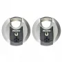 Discus padlock MASTER LOCK 70mm stainless steel keyed alike 2-pack