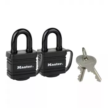 Padlock MASTER LOCK 7804EURT 2 x 40mm laminated steel black