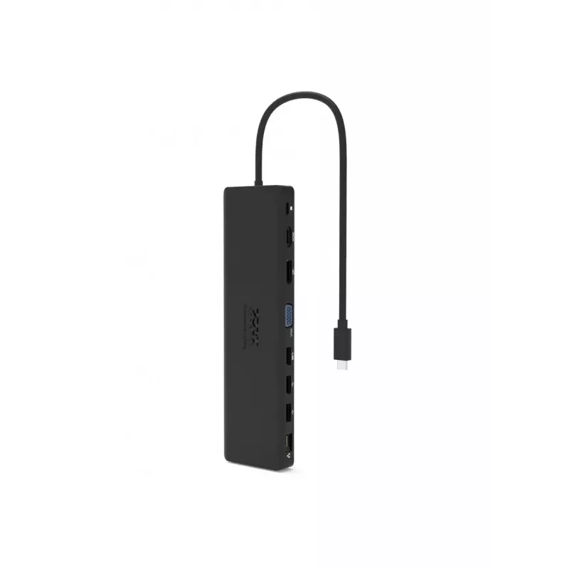 Laptop Dock Port Replicator Port Designs 901906-W USB 3.2 Gen 2 Type-C Black
