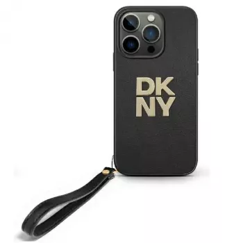 Hardcase DKNY DKHCP16XPBSWSK for iPhone 16 Pro Max 6.9 inch — black with wrist strap