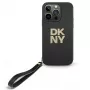 Hardcase DKNY DKHCP16XPBSWSK for iPhone 16 Pro Max 6.9 inch — black with wrist strap