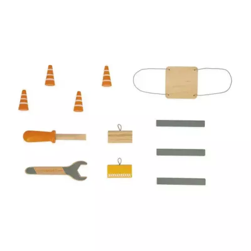 JANOD Large Crane Multicolour Beech Wood 3-8 Years