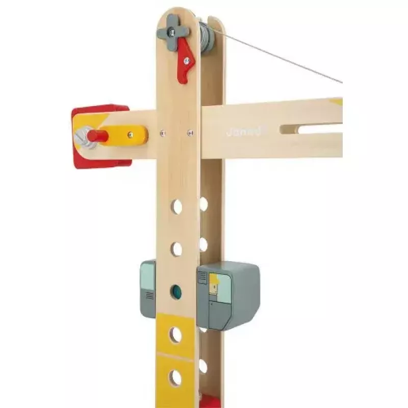 JANOD Large Crane Multicolour Beech Wood 3-8 Years