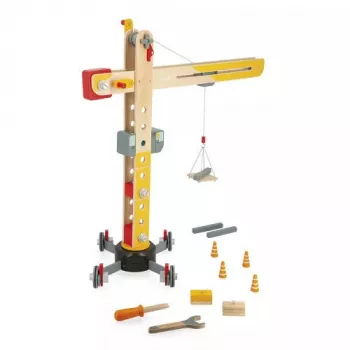 JANOD Large Crane Multicolour Beech Wood 3-8 Years