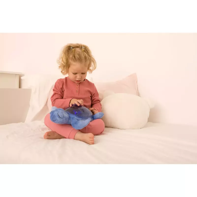 Night Light Freestanding Cloud B Tranquil Turtle Blue Auto Power Off